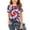 Gray, variant on Spazoro Girls Graphic T-Shirts Tee, Independence Day Short Sleeve Crew Neck Summer Casual Tops for Kids Beige Size 5-6