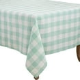 thumbnail image 2 of Saro Lifestyle Cotton Blend Buffalo Plaid Tablecloth, 2 of 3