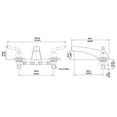 thumbnail image 5 of Laguna Brass 3340BZ Mobile Home Two Handle Non-Metallic Adjustable Garden Tub Filler Faucet Brushed Bronze Finish, 5 of 5
