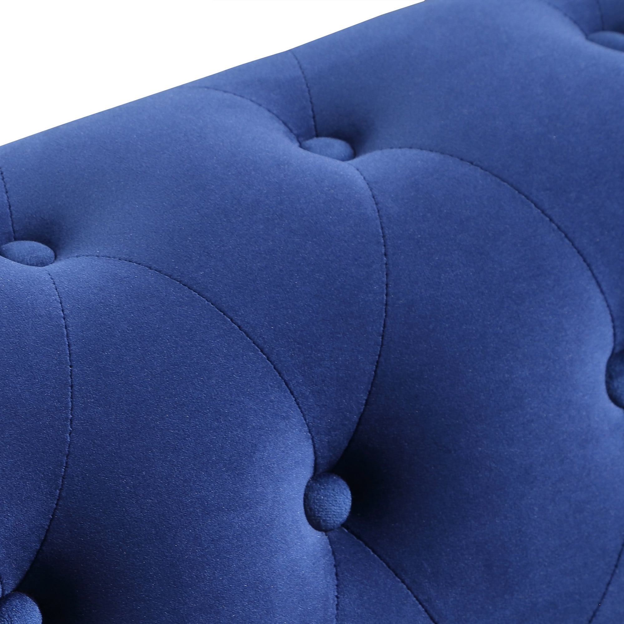 Kepooman Sectional Sofa, Blue Polyester Kepooman Sectional Sofa, Blue Polyester