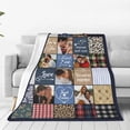 thumbnail image 3 of Custom Couple Blanket Gifts For Boyfriend Girlfriend, Personalized Picture Text Blanket, Custom Photo Blanket For Couples, Gifts For Husband Wife, Valentines, I Love You Gift, 3 of 6