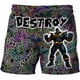thumbnail image 1 of Marvel Children's Shorts Superhero Spiderman Casual Kids Boy Pants Hulk Captain America Shorts Boys Cartoon Beach Shorts Girl7T Gong Bohan LED, 1 of 2