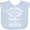 AE-Light Blue, variant on Inktastic Handpicked for Earth by My Pawpaw in Heaven with Angel Wings Boys or Girls Baby Bib