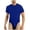 Blue, variant on Men's Short Sleeve Romper Pajamas for Comfortable Wear and Sleep