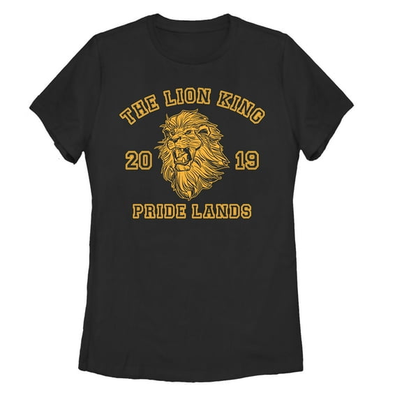 Women's Lion King King's Mane 2019  Graphic Tee Black Small