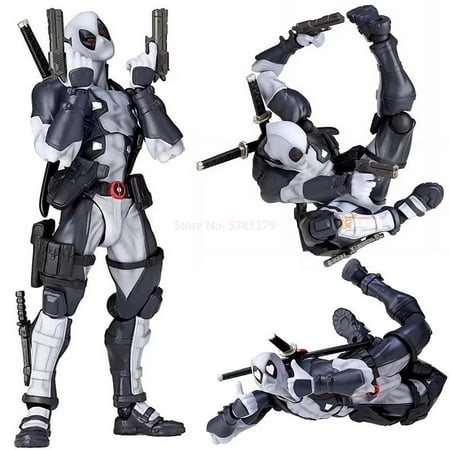 Figure complex AMAZING YAMAGUCHI DEAD POOL X - FORCE .ver Deadpool XForce version about 160mm Action Figure Revoltech