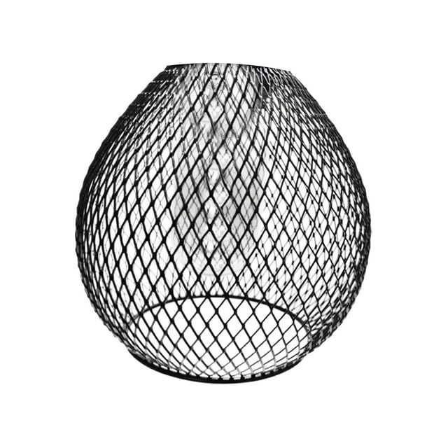 Colgante de metal Tonos de luz Accesorio Linterna industrial Estilo vintage Bombilla Guardia Pantalla para lámpara de noche Entrada Restaurante Casa , negra negra