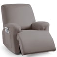 thumbnail image 1 of Funda para sillón reclinable TAOCOCO de 3 piezas, suave y lavable, color topo, 1 of 8