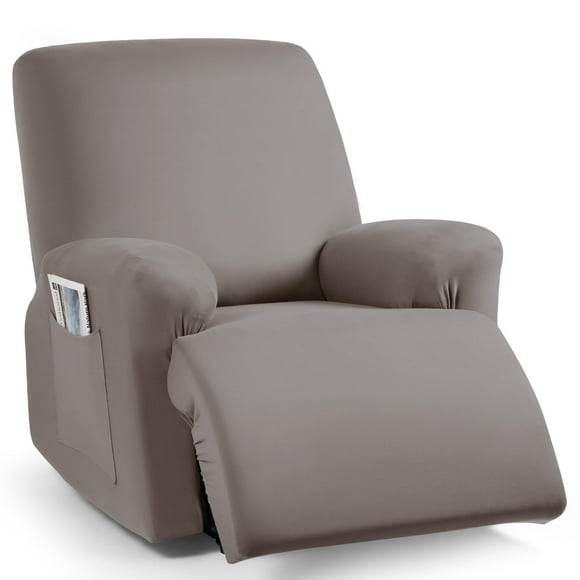 Funda para sillón reclinable TAOCOCO de 3 piezas, suave y lavable, color topo