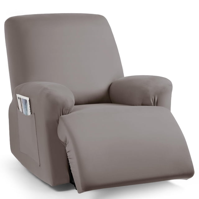 Funda para sillón reclinable TAOCOCO de 3 piezas, suave y lavable, color topo