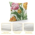 thumbnail image 4 of Spring Pillow Cover Farmhouse Floral Throw Pillowcase Spring Summer Outdoor Decorative Cushion Case for Sofa Couch Home Bed Decorations, 4 of 5