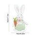 thumbnail image 3 of Conejito de peluche suave de 12 pulgadas para niñas, adornos de conejo de Pascua, figuras de conejo de Pascua para decoración del hogar., 3 of 6