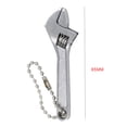 thumbnail image 3 of Riwesomey Llave inglesa ajustable de 2,5 pulgadas/68mm, Mini llave para tuercas de acero, herramienta, capacidad de mandíbula Flexible, 10mm, plata Artesanía Riwesomey TO0134-00B, 3 of 6