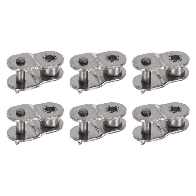 Unique Bargains Rouleau Demi-Lien Déporté Lot de 6 8mm Pas Acier Inoxydable pour Chaîne 05B