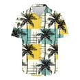 thumbnail image 2 of ZQUUVOU Men's Hawaiian Shirt Floral Print Short Sleeve Summer Button Shirt (B-Multicolor,M), 2 of 4