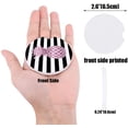 thumbnail image 2 of FMSHPON Pink Pineapple Tropical Fruit Black White Stripes Set of 6 Car Coaster for Drinks, Absorbent Ceramic Stone Coasters Cup Mat with Cork Base for Home Kitchen Room Coffee Table Bar Decor, 2 of 5