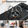 thumbnail image 3 of TECH CIRCLE for Google Pixel 8 Pro Case with 360° Ring Stand, Multi-Layer Protective Case, Shockproof Cover for Google Pixel 8 Pro 6.2" Case 2023,Black, 3 of 6