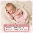 thumbnail image 3 of Lsupdaol 10 Pairs Long Preemie Socks Premature Newborn Baby Knee Cotton Socks for Girls Boys Infant Toddler, 3 of 6