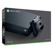 Restored Microsoft Xbox One X 1TB Console with Wireless Controller, Black