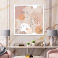 thumbnail image 3 of Designart 'Abstract Woman Portraits With One Line ' Modern Framed Art Print, 3 of 4
