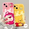 thumbnail image 2 of Estuche Infinix Hot 12 Play 20 12i 9 8 11 11s 10T 10 20s 10s 11s NFC Smart 6 Plus 5 4 4 10Lite Note 8 10Pro 12Pro Cute Winnie The Pooh Strawberry Bear Lotso Funda Blanda, 2 of 3
