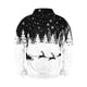 thumbnail image 5 of Ceisia Warm Fleece-Lined Mens Loose Fit Christmas Print Half-Zip Stand Collar Sweatshirt Gifts, 5 of 6
