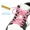 thumbnail image 3 of Uxcell 59.1 x 5/32 Inch Dual Colored Round Boot Laces Shoelaces, Gold Brown 4 Pairs, 3 of 6