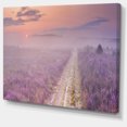 thumbnail image 2 of Chemin à Travers la Bruyère en Floraison - Impression d'Art sur Toile de Paysage, 2 of 3