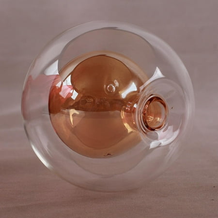 

Minimalistic Glass Globe Lamp Shade Ceiling Light Fixture Kitchen Island Lampshade Cover for Fireplace Dorm Room Pendant Light Droplight Brown 80mm