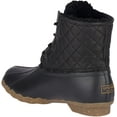thumbnail image 1 of Sperry Bottes d'Hiver Lux pour Femmes Saltwater en Courtepointe Noire 5,5, 1 of 5