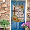 thumbnail image 5 of With God All Things Are Possible Religious Spring Summer Easter Decorative House Flag, Cross Sunflower Garden Yard Outside Decorations, Inspirational Fall Autumn Outdoor Large Home Decor 28x40, 5 of 6