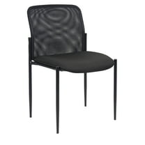 Boss Office Products B6919 Guest Reception Waiting Room Chair, Black
