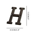 thumbnail image 2 of Creative Alloy Wrought Iron Number & Letter Decor - DIY House Address Letters, Decorative Metal Numbers for Home Exterior & Interior, Customizable House Decor, 2 of 2