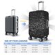 thumbnail image 4 of Balery Black And White Dotted Funda de equipaje, fundas para maletas, elástica, lavable, protector de maletas, compatible con maletas de 18 a 32 pulgadas-X-Large, 4 of 7