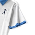 thumbnail image 6 of Fnnxeal Mens Polo Shirts Short Sleeve Collared Graphic Golf Summer Casual Polo Blue Shirts for Men Size L, 6 of 6