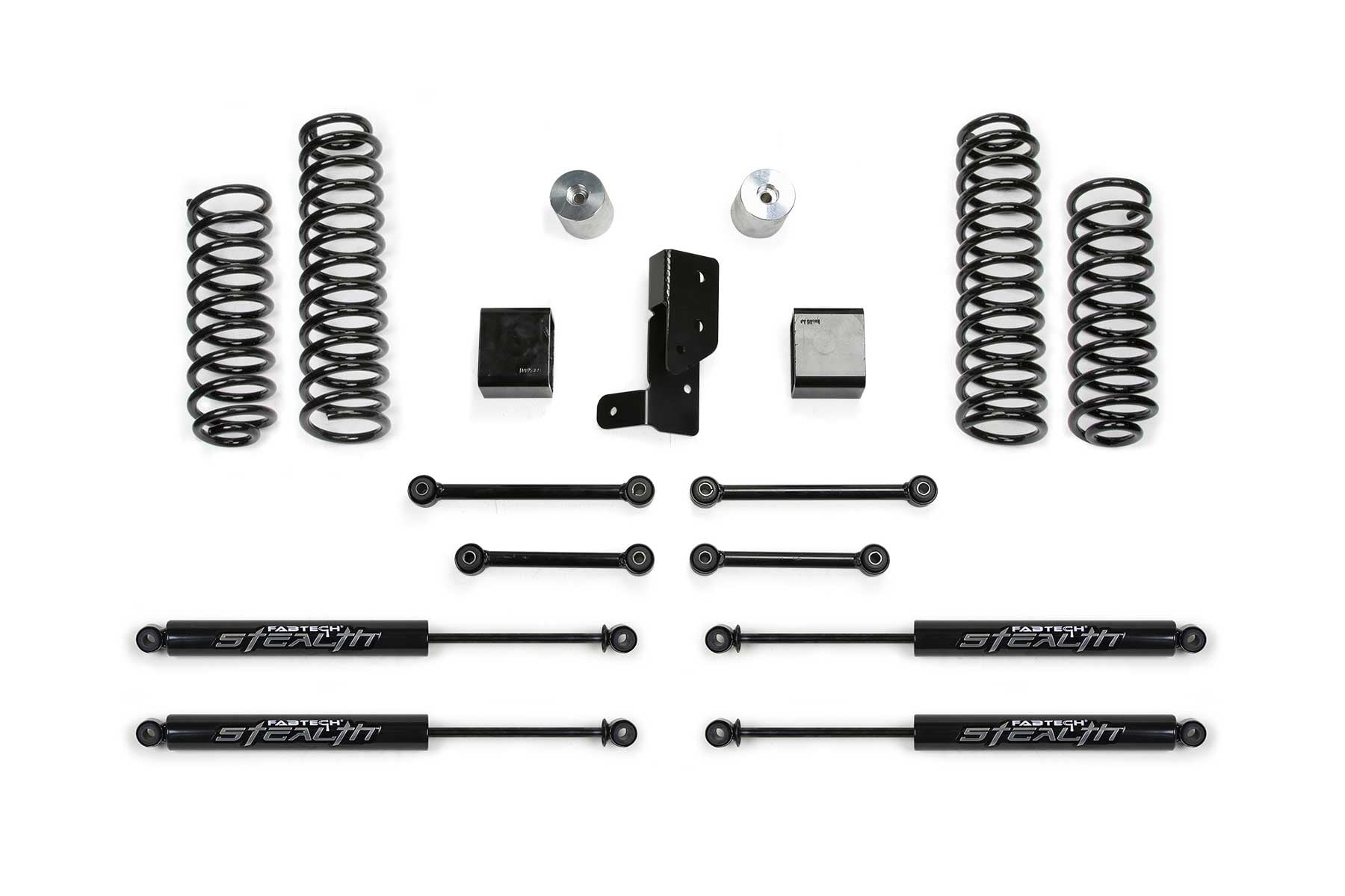 Fabtech K4200m Sport Lift System W/Shock Fits 21 Wrangler (Jl) Fits select: 2021 JEEP WRANGLER UNLIMITED 4XE
