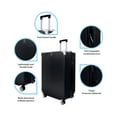 thumbnail image 2 of Juego de 3 Maletas Rigidas Travelteche FOMR03 Negro, 2 of 5