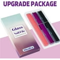 thumbnail image 5 of 3 Pack Crystal Glass Nail File with Case – Double-Sided Etched Glass Fingernail File for Natural Nails, Gentle Nail Care, Washable & Hygienic – Unique Gifts for Women or Adults (Purple, Black, Red), 5 of 5