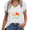 1-White, variant on Women's Sleeveless V-Neck Sunflower Paw Print T-Shirt Cute Dog Mom Mama Graphic Tee Casual Summer Pet Lover Top