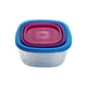 thumbnail image 2 of Contenedores Para Alimentos Ideen De Plástico Cuadrados Juego De 3 Piezas 200 a 550 ml, 2 of 4