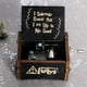 thumbnail image 4 of Manivela de mano de madera tallada antigua para niños, caja de música de Parque Jurásico de Reina, regalo de Navidad, suministro de fiesta de cumpleaños, juguete nuevo, 4 of 4