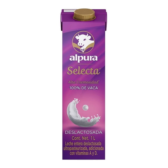 Leche Alpura Selecta deslactosada 1 l
