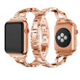 thumbnail image 2 of Wrist Band Compatible with Apple Watch Series 4 5 6 SE Women Stainless Metal Bracelet Band for iWatch 40mm, 2 of 9