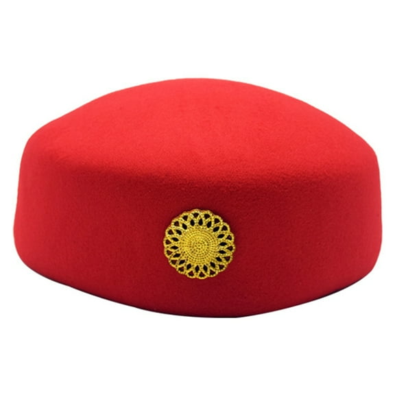 lanema Air Hostesses Hat Beret Hat For Women Stewardess Hat Stewardess Pillbox Hat