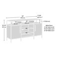 thumbnail image 3 of Sauder® Nova Loft Credenza, Grand Walnut®, 423722, 3 of 9