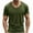 Army Green, variant on Men's T-Shirts V-Neck Short Sleeve T Shirt Casual Summer Workout Athletic Breathable Tee