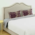 thumbnail image 3 of Yayeee Pillowcase Queen Size Set of 2 Satin Wrinkle Resistant Pillow Case, Gold Abstract Pattern, 3 of 8