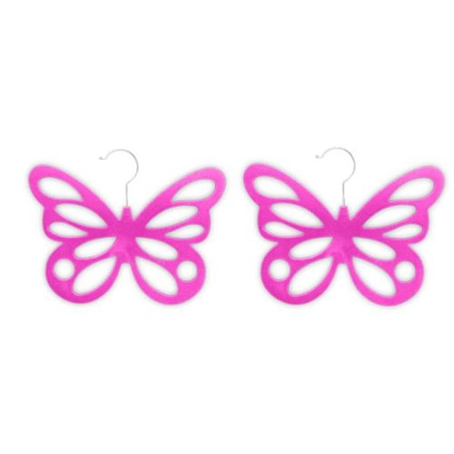 Hanger Organizer holds 12 Scarves Pink Butterfly Scarf Holder 
