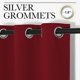 thumbnail image 3 of Cortinas NICETOWN Navideñas Burdeos Opacas 86x213cm - 2 Paneles, 3 of 8