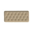 thumbnail image 6 of HomePop Button Tufted Storage Bench, 40"W x 18"D x 18"H, Light Tan, 6 of 8